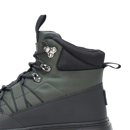 HUGO Women's High Top Hiking Style Lace Up Boot Fashion4