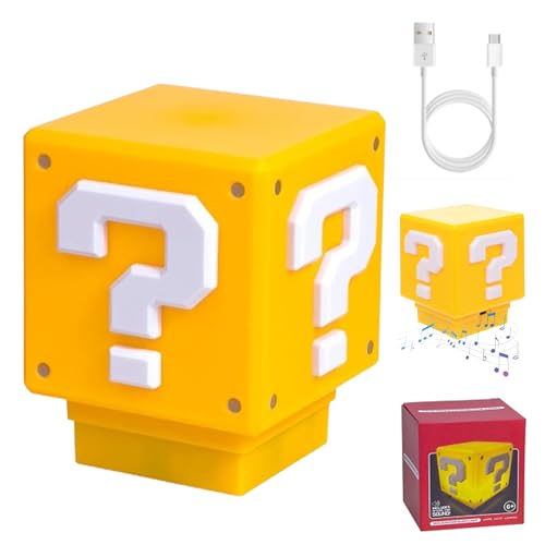 Reviews de Lampara iron man comprados en linea. 47 Lampara Noche- LED Luz Nocturna de Ilusión para Niños con Efectos de Sonido de Juego, Decoración de Luz Nocturna de Cuadrado de Signo de Interrogación,Regalo para...