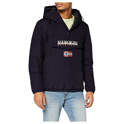 Napapijri SHADE Anorak de invierno para hombre, azul marino, L