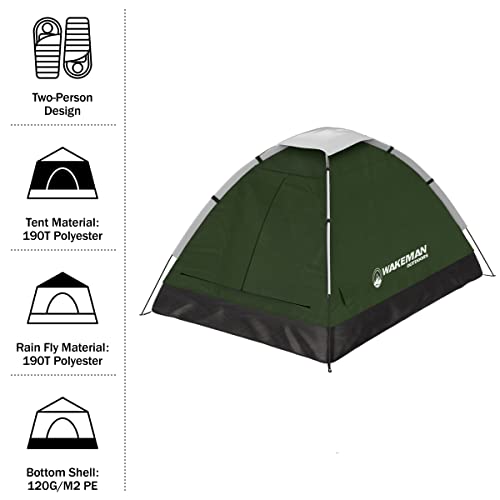 Carpa Wakeman para 2 Personas con Diseño Pop-Up y Bolsa miniatura 7