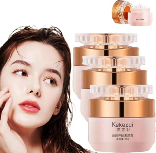 Dotspunt ナイアシンアミドすっぴんクリーム Kekecai Face Cream Foundation, Kekecai Whitening Cream, クリームファンデ Bbクリーム 保湿 化粧浮きしない ナチュラル(3)