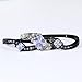 ringheart Couple Rings Black Matching Ring 1.5CT AAA CZ 3pcs Women Wedding Ring Sets for Him and Her Rings Men Band