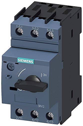 SIEMENS 3RV20111HA10 Motor Starter Protector, 5.5 to 8 Amp, Class 10 Overload Trip, Size S00, Screw Terminal #1