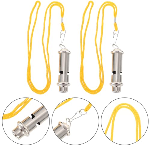 2 silbatos metálicos para exteriores para árbitros y entrenadores miniatura 7