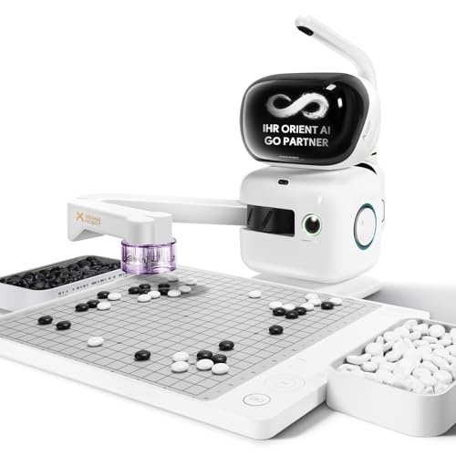 Sense Robot Go KI-Go-Brett mit Roboterarm Automatische Steinplatzierung interaktives Lernen Spielwiederholung Intelligenter Weiqi-Trainer für Kinder & Erwachsene