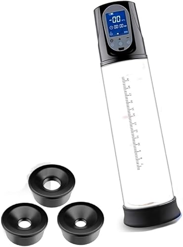 Extensión de ampliación Pen Pump 2 intensidades de succión, bomba de vacío eléctrica mejora bolsillo de silicona de succión, potente herramienta de