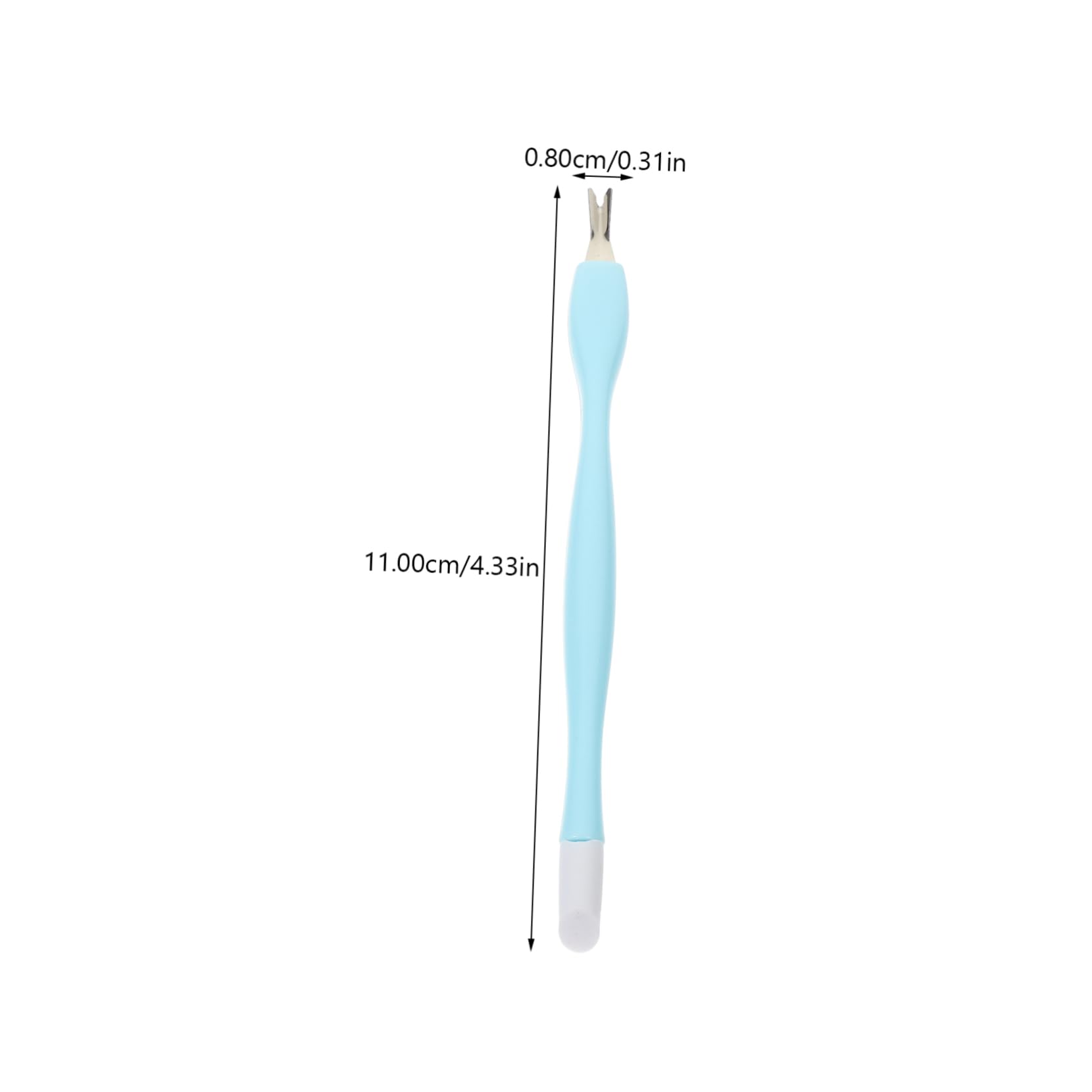 SOESFOUFU Fork Press Pen Nail Art Tools 15pcs Set Cuticle Removers Foot Removal Manicure Accessories