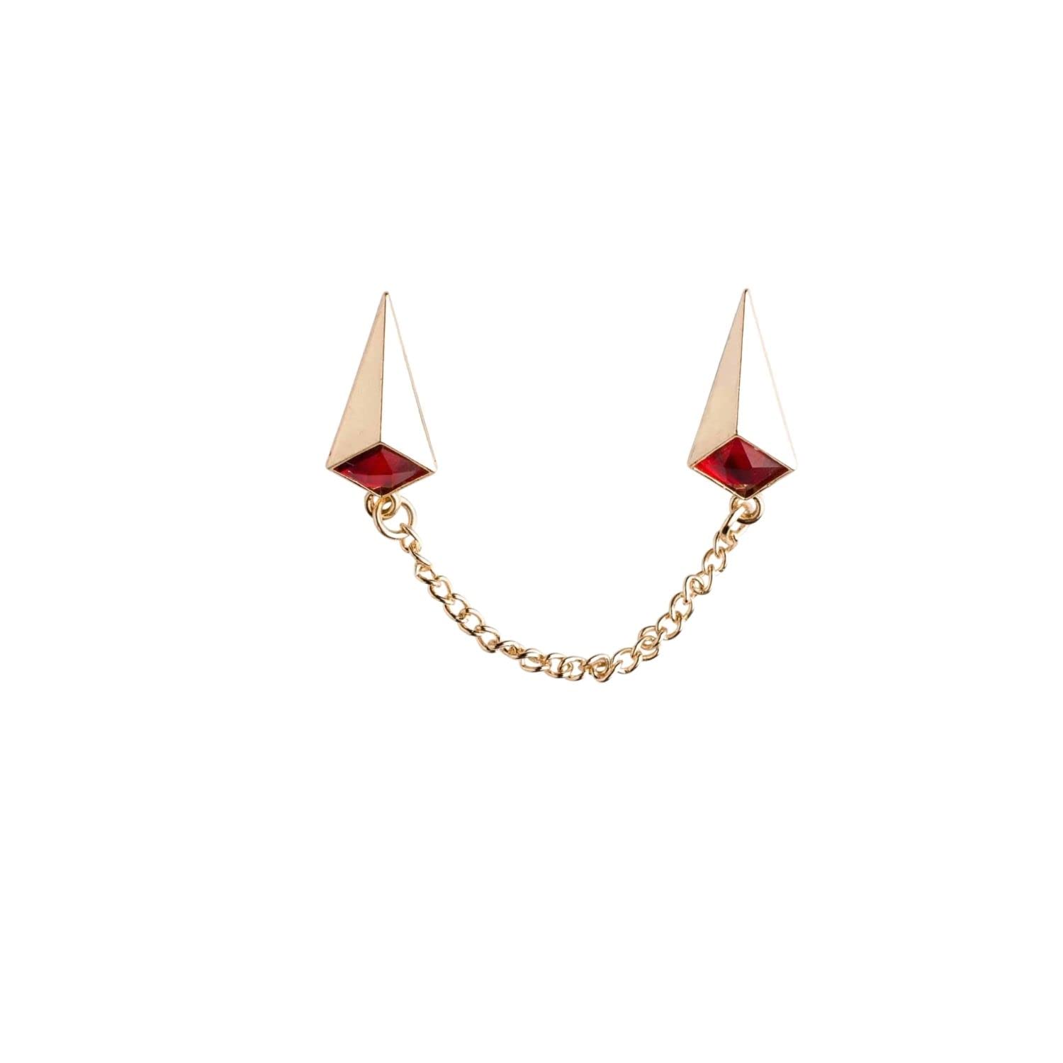 the tie hub Froster Red Chain Lapel Pin-picture-10