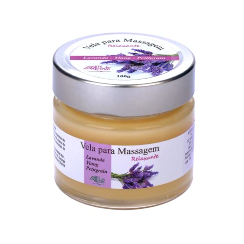 Vela Massagem Relaxante Natural Vegano Arte dos Aromas 100g