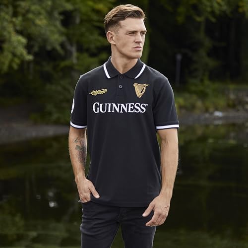Guinness Black 59 Polo Shirt (S-XX Large) (Medium)