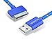 Go Beyond (TM) 3 Feet 30 Pin Fabric Braided Nylon Premium Durable USB Charging/Data Sync Cable for Apple iPod, iPhone, and iPad (SHIPPED IN SAME BUSINESS DAY.) (3FT Blue Nylon Cable)