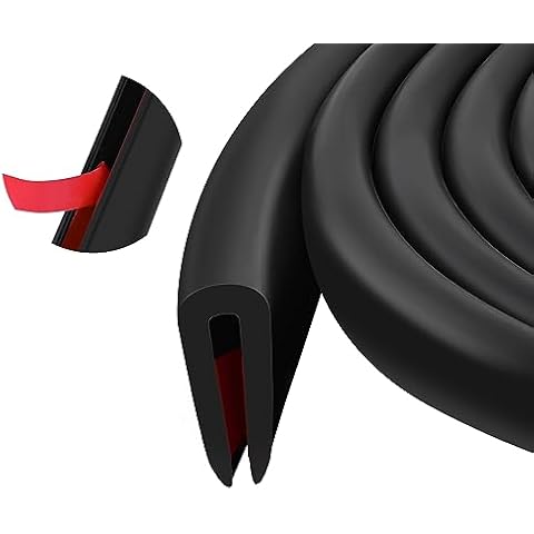 MYFAMIREA Rubber U Channel Edge Trim Cover