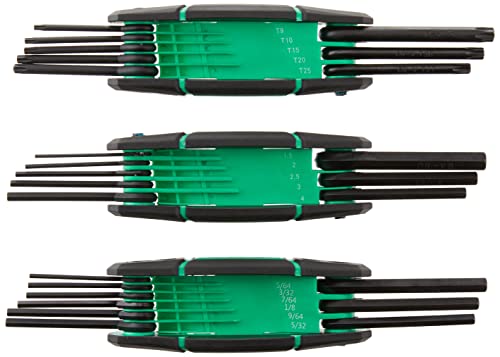 Denali 25-Piece Folding Hex and Star Key Set #TOP18