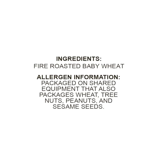 Ziyad Freekeh Fire Roasted Baby Wheat 16 oz - Nutty Earthy Flavor - Vegan Ancient Grain - Gluten Free, High Protein Fiber-Rich - Ideal for Pilafs, Soups, Salads - No Presoaking Needed