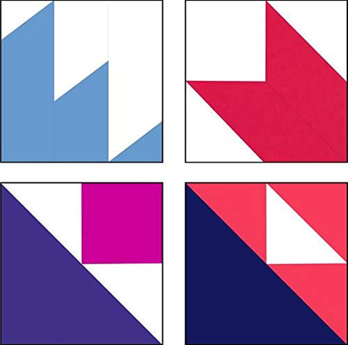 Amazon.com: Bloc Loc Half Square Triangle Multiple-Size 3-1/2