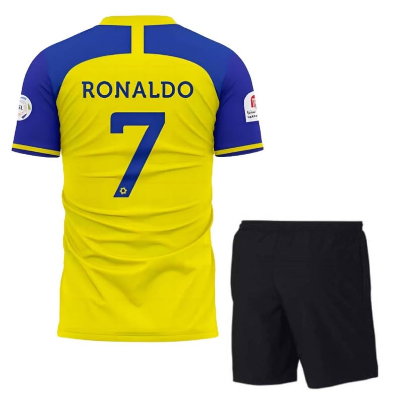 Image of RJM Ronaldo 7 Jersey for (Men,Kids,Boys)(XX-Large 44,Multicolor-06)
