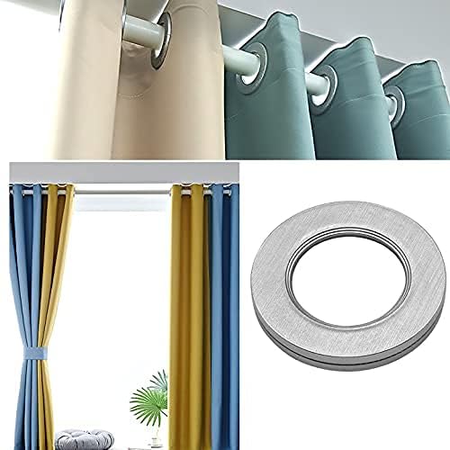 20Pcs Curtain Rings with Eyelet Inner Diameter 4cm Curtain Grommets
