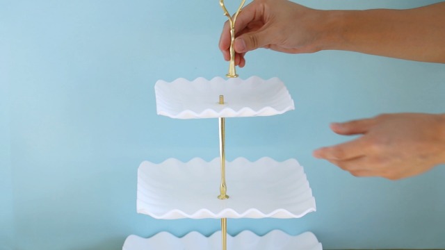 SUPPORT À CUPCAKES à 3 Niveaux, Plateau De Service, Support à Desserts