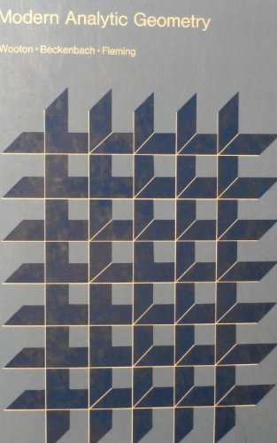 Modern Analytic Geometry view 2