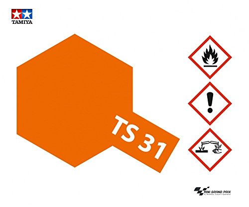 Preisvergleich Produktbild Tamiya Acryl- Lackspray TS-31 Leuchtorange glänzend Spraydose 100 ml 85031
