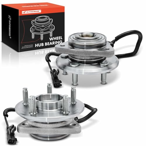 A-Premium 2 x Front Wheel Bearing and Hub Assembly with ABS & 5-Lug Compatible with Jeep Liberty 2008-2012, Dodge Nitro 2007-2011, 4WD and with 4-Wheel ABS