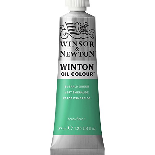 Winsor & Newton Winton - Tubo de Pintura al Óleo, 37 ML, Verde (Verde Esmeralda ftalo)