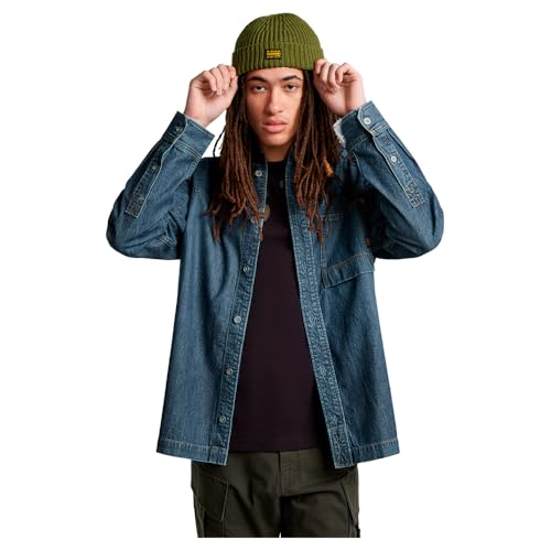 G-Star chemise denim hommes 1-pocket regular en toile durable