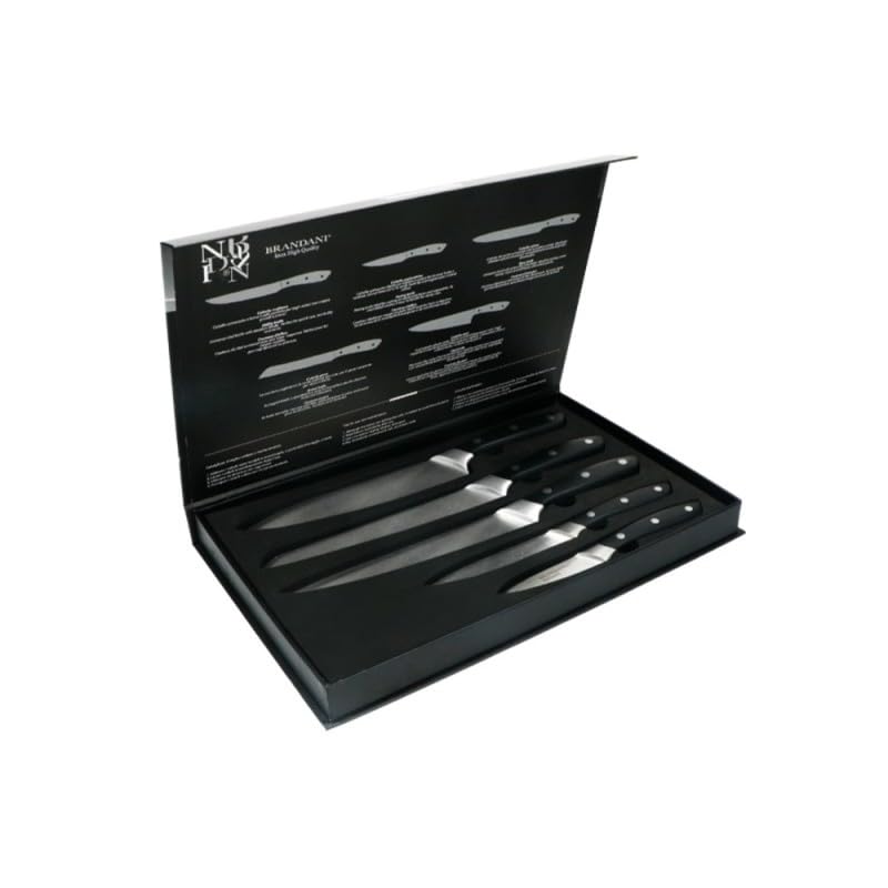 Coltelli Brandani 54860 bloc de couteaux de cuisine en acier inoxydable