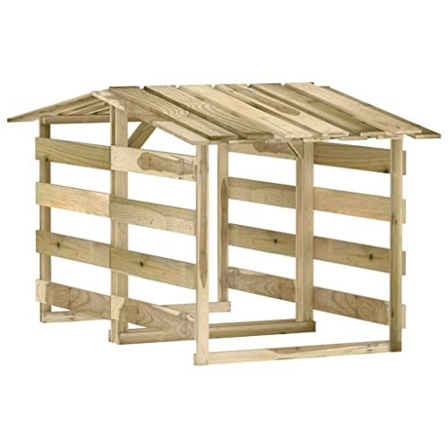 Pergolas avec toits 2 pcs 100x90x100 cm Bois de pin imprégné