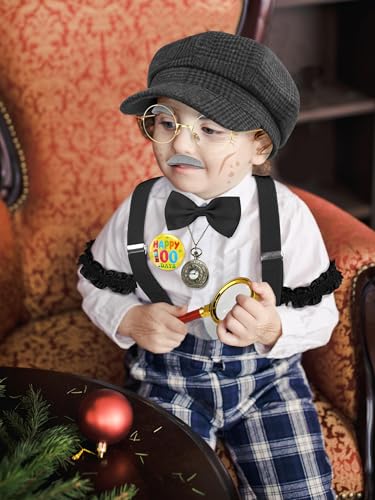 Disfraz niño anciano 12 piezas con accesorios miniatura 7