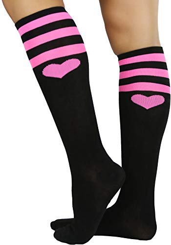 ToBeInStyle Women's Cute Sweetheart Knee Socks