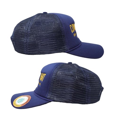 Image of Sendero Provisions Co. Cowboy Adjustable Snapback Foam Trucker Hat with Embroidered Design & Mesh Back for Breathability