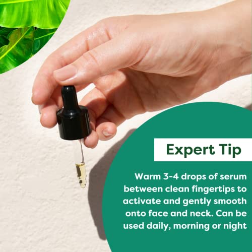 Truskin Peptide Serum For Face With Collagen Boosting Peptides, Amino Acids, Green Tea, Aloe And Vitamins B5 & E, 1 Fl Oz #TOP5