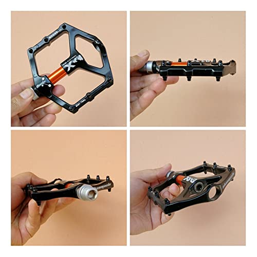 Bicycle Pedal Fit For Mountain Bmx Road Flat Bicycle Pedal Magnesium Alloy Platform Sealed Bearing Cycling Parts Modified Parts (Color : Blue) #TOP5