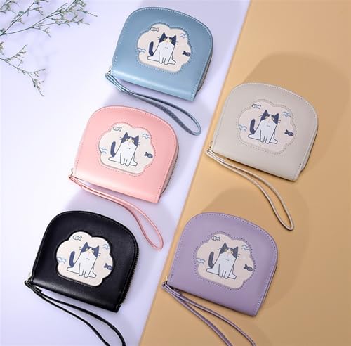 Wallet Coin Pocket Cat Wallet Short Purse Clutch Simple Student Business Casual Coin Pocket Wallet For Men Women3