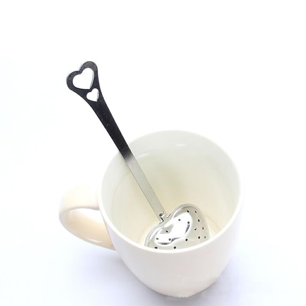 Cuchara Infusora de té puro de 50 piezas con, cuchara de té de acero inoxidable lavable a máquina y fácil de usar, fácil de usar, Tipo 2