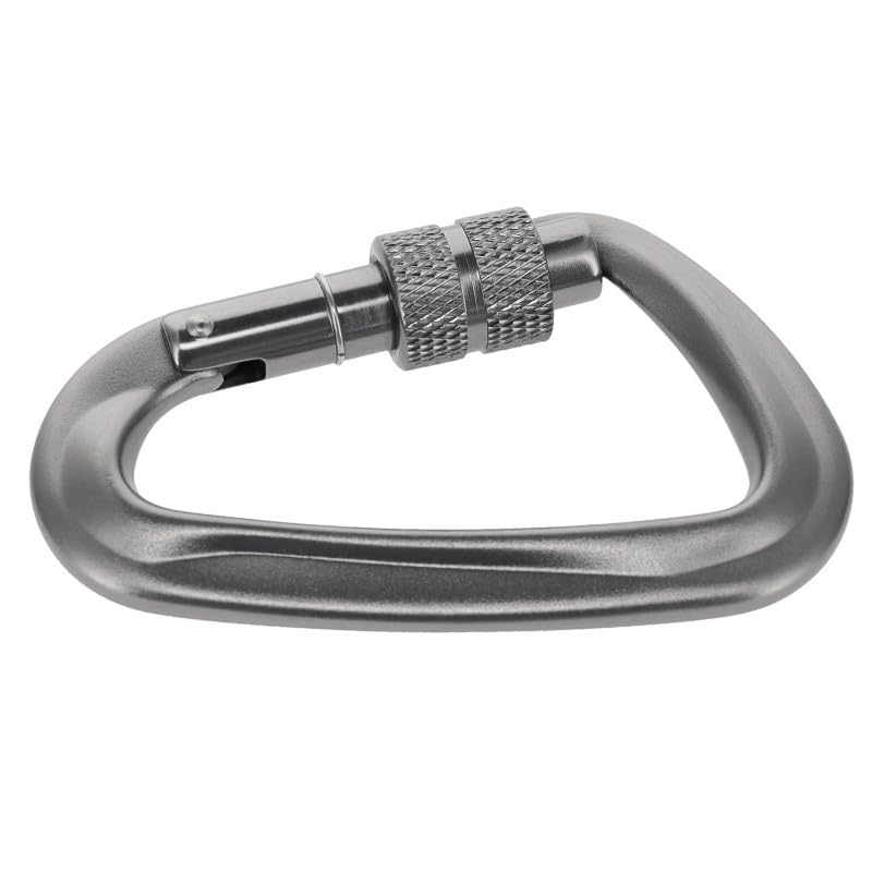 Buckleguy.com C5820 Gun Metal, Twist Lock Swivel Carabiner, Aluminum