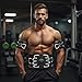Electronic Muscle Stimulator - Portable Powered Ab Stimulator Muscle Toner for Muscle Conditioning,EMS Ab Machine,Fitness Strength Training Workout Equipment for Men and Women