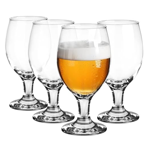 Glasmark Krosno Lot de verres à bière 0,36 litre Verres à bière Verres à bière pour bière artisanale Tulipe Verre à bière Verre à boire Verre pour cocktail Verres à cocktail
