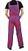 Zubaz NFL Unisex Adult Bib Overalls Zebra Lightweight, Buffalo Bills, 3X-Large