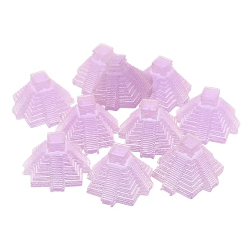 BAZEITFLOW 10stücke Mini-ägyptische Pyramidenstatue Aus Harz Antikes...