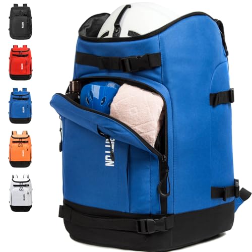 MARITTON Ski Boot Bag - Boot Travel Backpack for Snowboard & Ski Boots, Helmet, Goggles, Gloves...