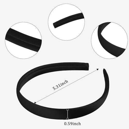 30% Off 20-Pack Non-Slip Satin Headbands for Women - Image 4