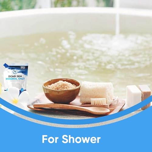 Marco Esra – Dead Sea Salts For Soaking, Mineral Salt For Bath, Spa, Shower – More Minerals Than Epsom Salt, Pure And Natural Bath Salt For Foot Soak, Fine Salt Mined From Dead Sea #TOP5