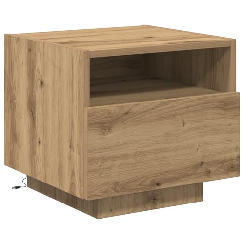 Table de chevet compacte LED lot de 2 pour optimiser le rangement - 7