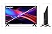 Sharp 24GD2225K 24-Inch HD Ready Frameless Roku Smart LED TV – HDR10, Active Motion 200, AV1 Codec, 3x HDMI, Dolby Digital Plus, Apple AirPlay, Google Cast, Voice Assistant Compatible – Black
