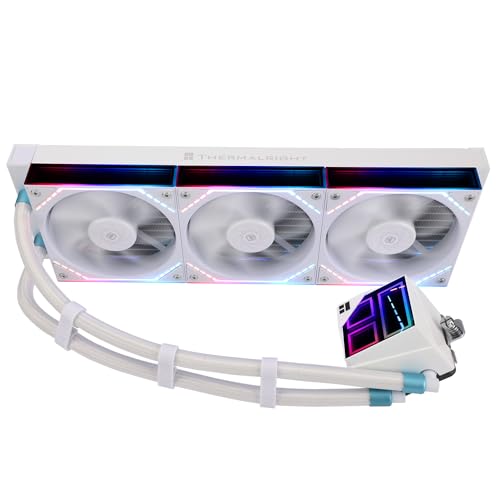 Thermalright Frozen Infinity 360 WHITE - Raffreddatore a liquido per CPU, tripla ventola PWM con...