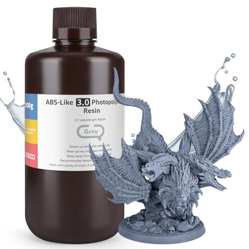 ELEGOO ABS-Like Resin 3.0, Photopolymer Resin UV Curing