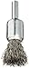 Weiler 10015 1/2" Crimped Wire End Brush, .014" Stainless Steel Fill, Made in the USA