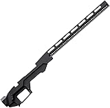 S2Delta RS-C Ambidextrous Aluminum Chassis for Remington Model 700 Actions, Short Actions, 700 SA Chassis, Made in USA (Black, Regular Length)